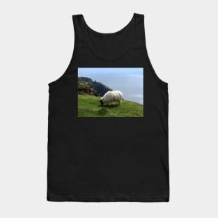 Ram Grazing on Slieve League, Ireland Tank Top